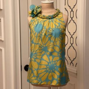 Silk J. Crew Floral Blouse